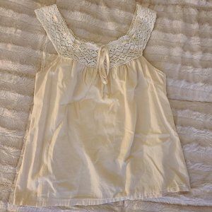 Cream Tank Top from Mexico